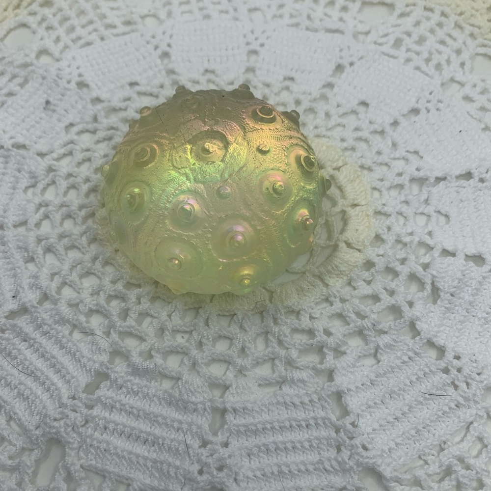 Iridescent Glass Accent Piece paper weight